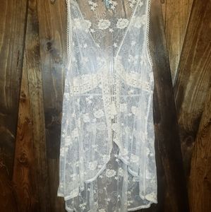 Maurice lace top
